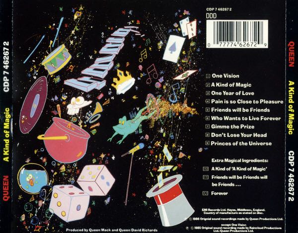 A Kind Of Magic - Queen (CD - 54) music collectible [Barcode 077774626729] - Main Image 3