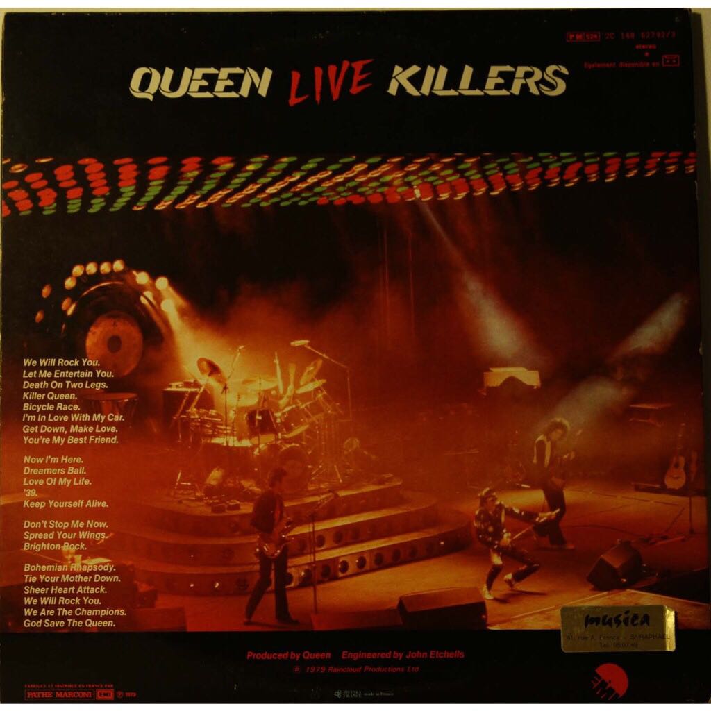 Queen Live Killers - Queen (12”) music collectible - Main Image 2
