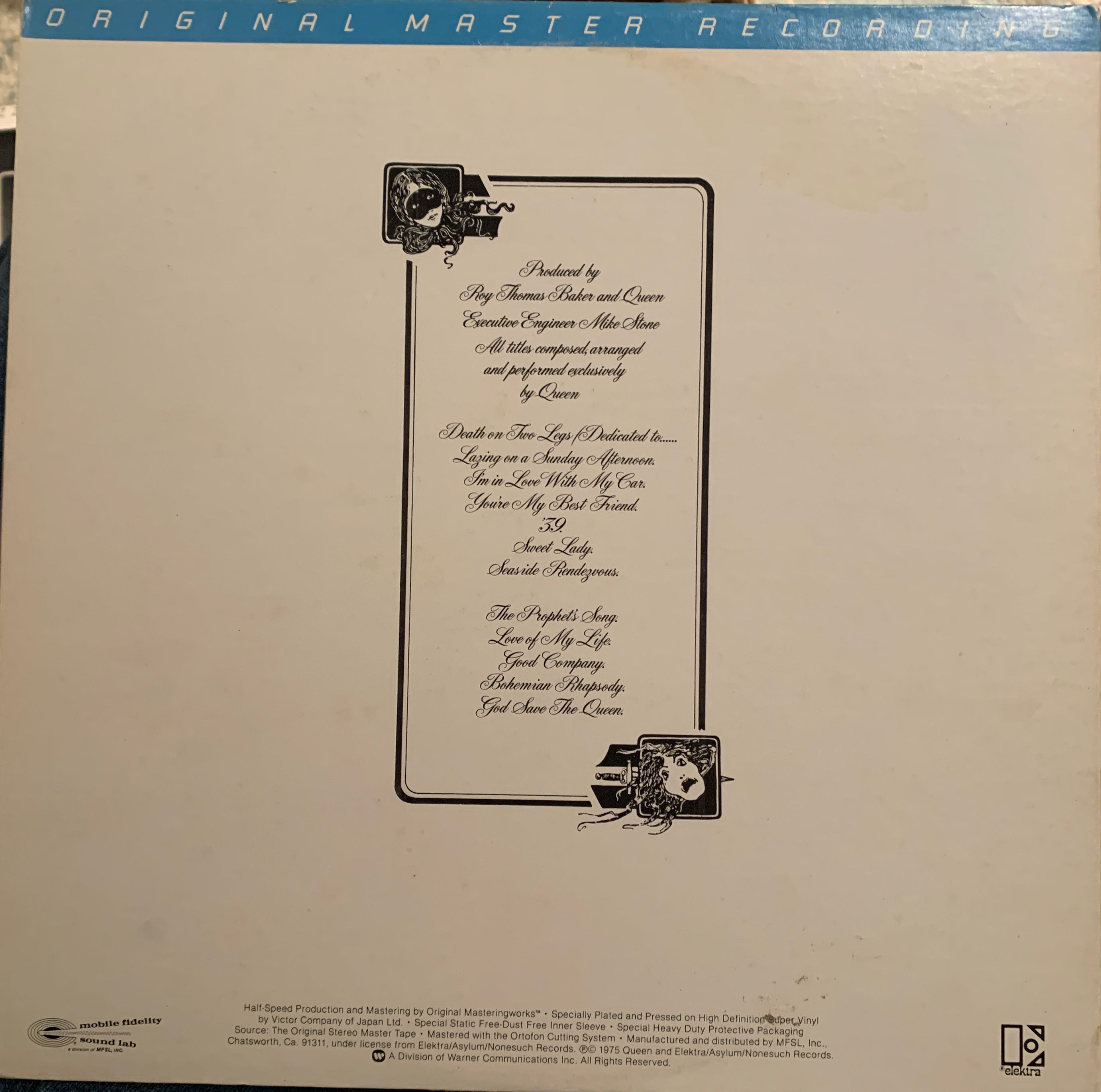 A Night At The Opera - Queen (12” - 44) music collectible [Barcode 0077778949220] - Main Image 2