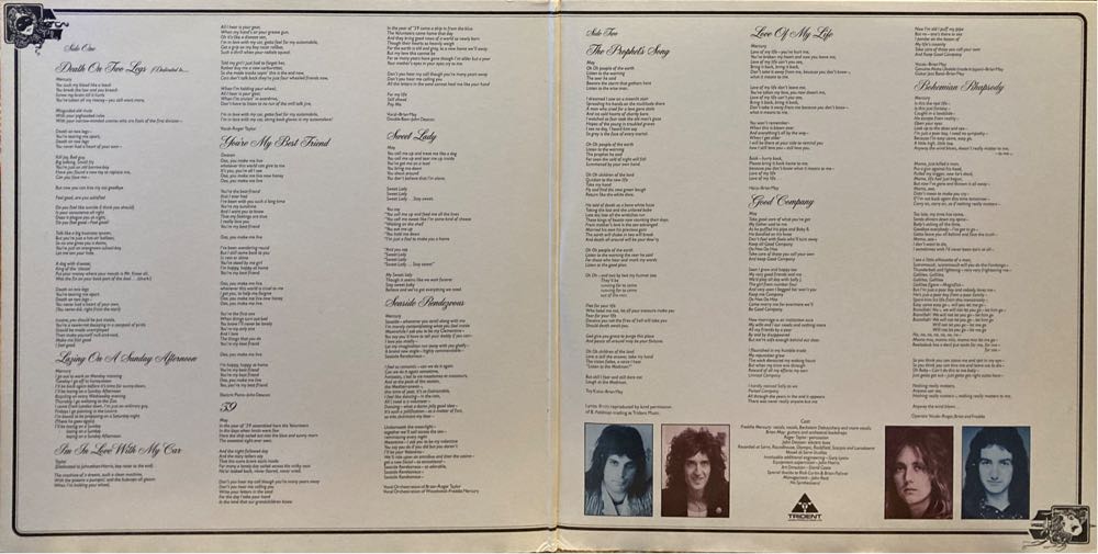 A Night At The Opera - Queen (12” - 44) music collectible [Barcode 0077778949220] - Main Image 3