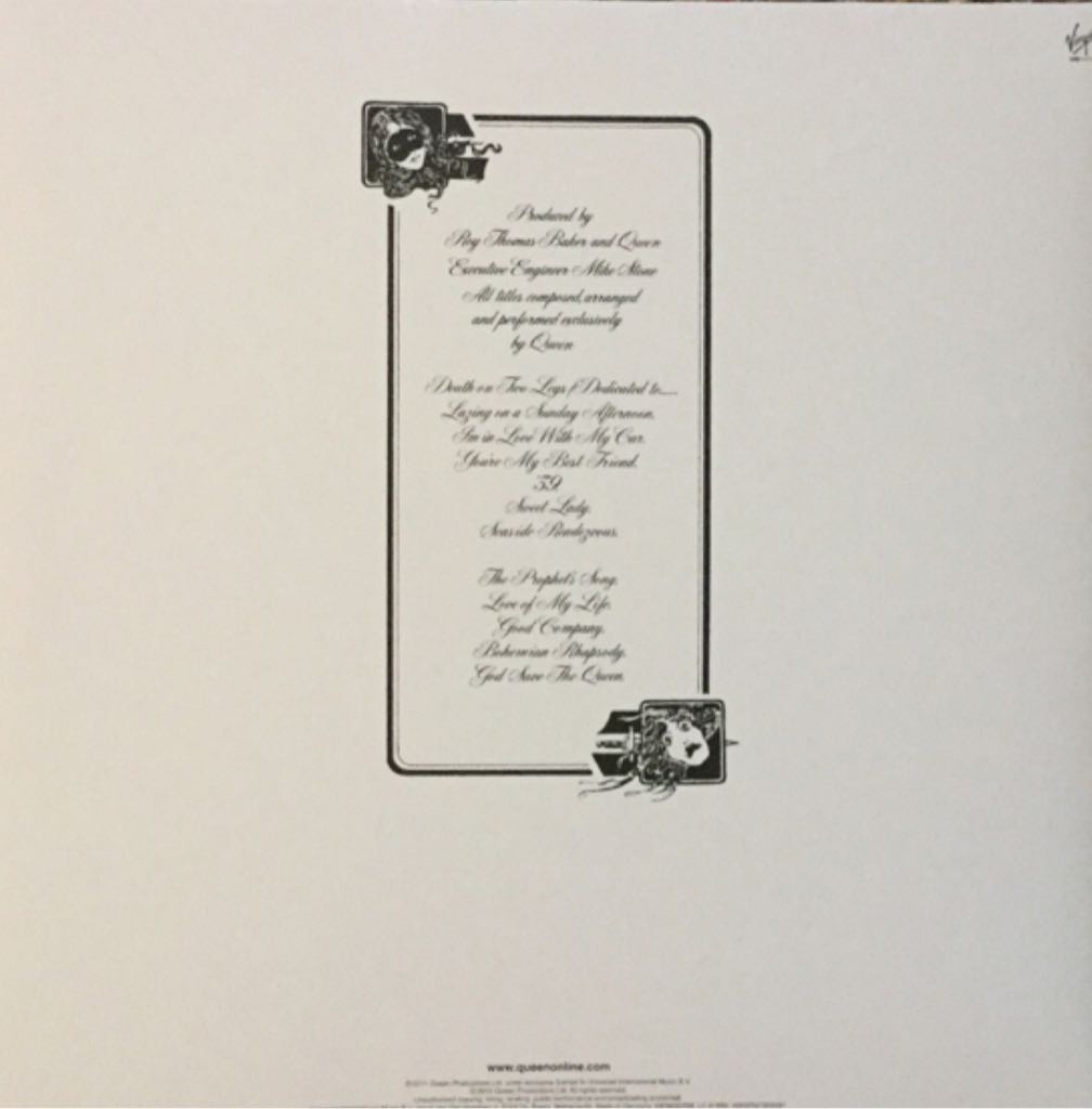 A Night At The Opera - Queen (12”) music collectible [Barcode 5099926658513] - Main Image 2