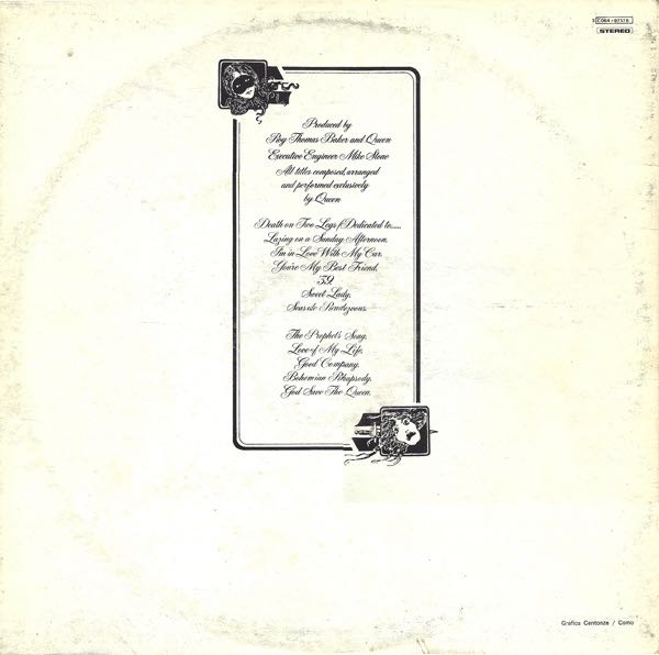 A Night At The Opera - Queen (12” - 4308) music collectible - Main Image 2