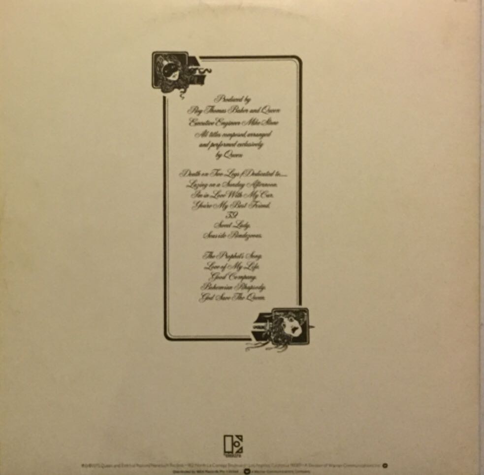 A Night At The Opera - Queen (12” - 43) music collectible - Main Image 2