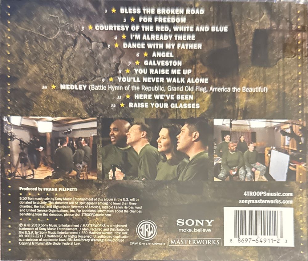 4Troops - 4Troops (CD) music collectible [Barcode 886976491123] - Main Image 2