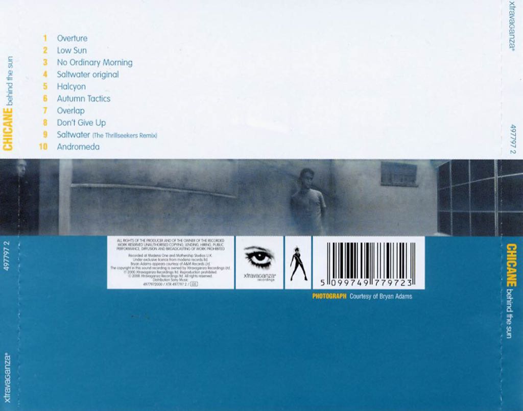 Behind The Sun - Chicane (CD) music collectible [Barcode 5099749779723] - Main Image 2