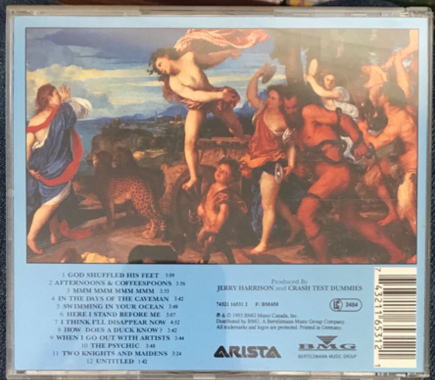 God Shuffled His Feet - Crash Test Dummies (CD) music collectible - Main Image 2