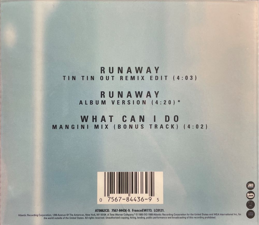 Runaway - The Corrs (CD) music collectible [Barcode 075678443695] - Main Image 2
