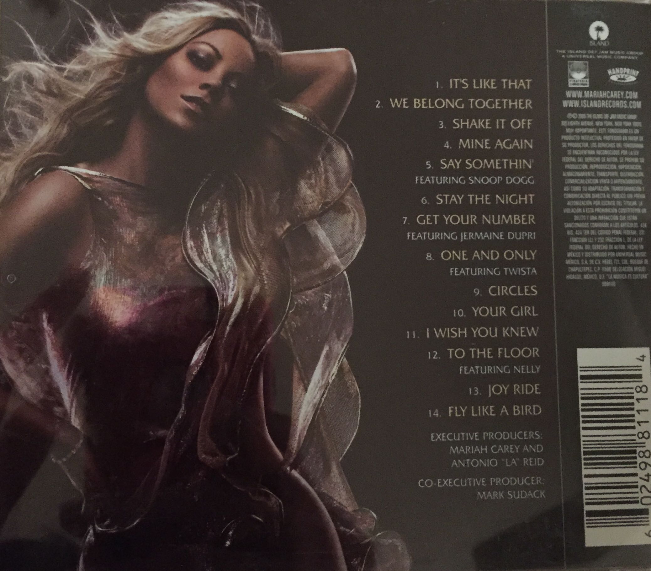 Emancipation of Mimi, The - Mariah Carey (CD) music collectible [Barcode 602498811184] - Main Image 2