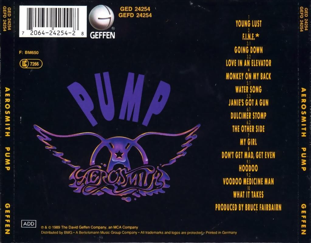 Pump - Aerosmith (12”) music collectible - Main Image 2