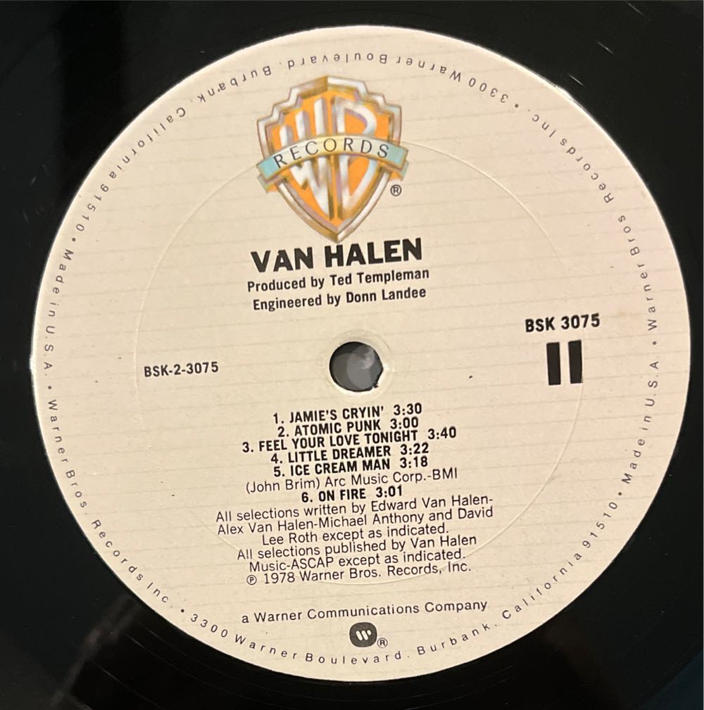 Van Halen - Van Halen (12”) music collectible - Main Image 4