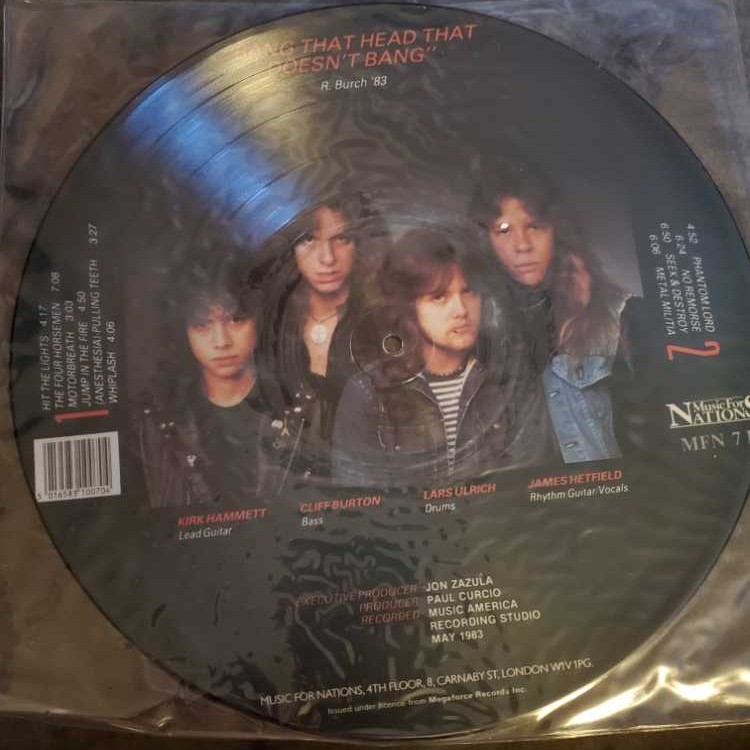 Kill Em All - Metallica (12”) music collectible [Barcode 5016583100704] - Main Image 2