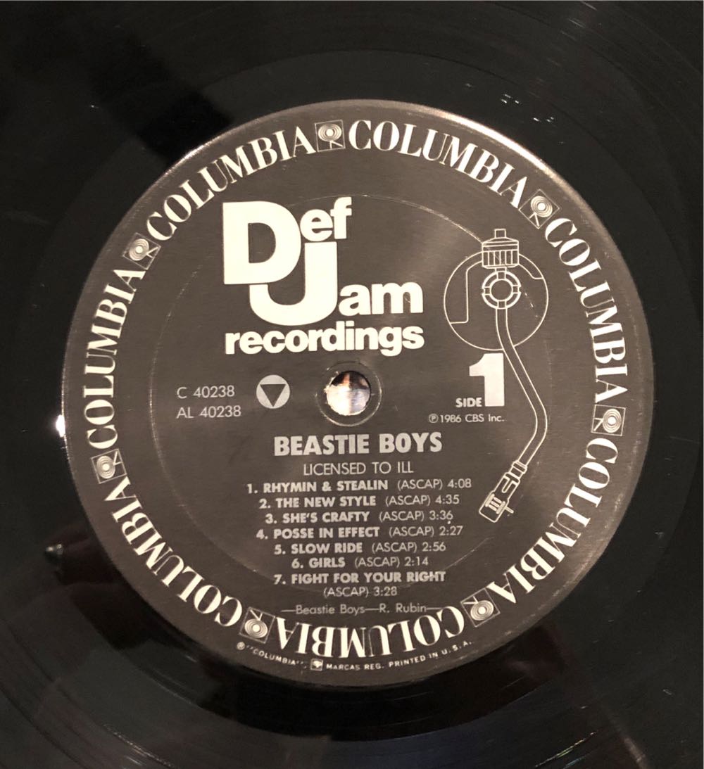 Licensed To Ill - Beastie Boys (12” - 45) music collectible [Barcode 074644023817] - Main Image 3