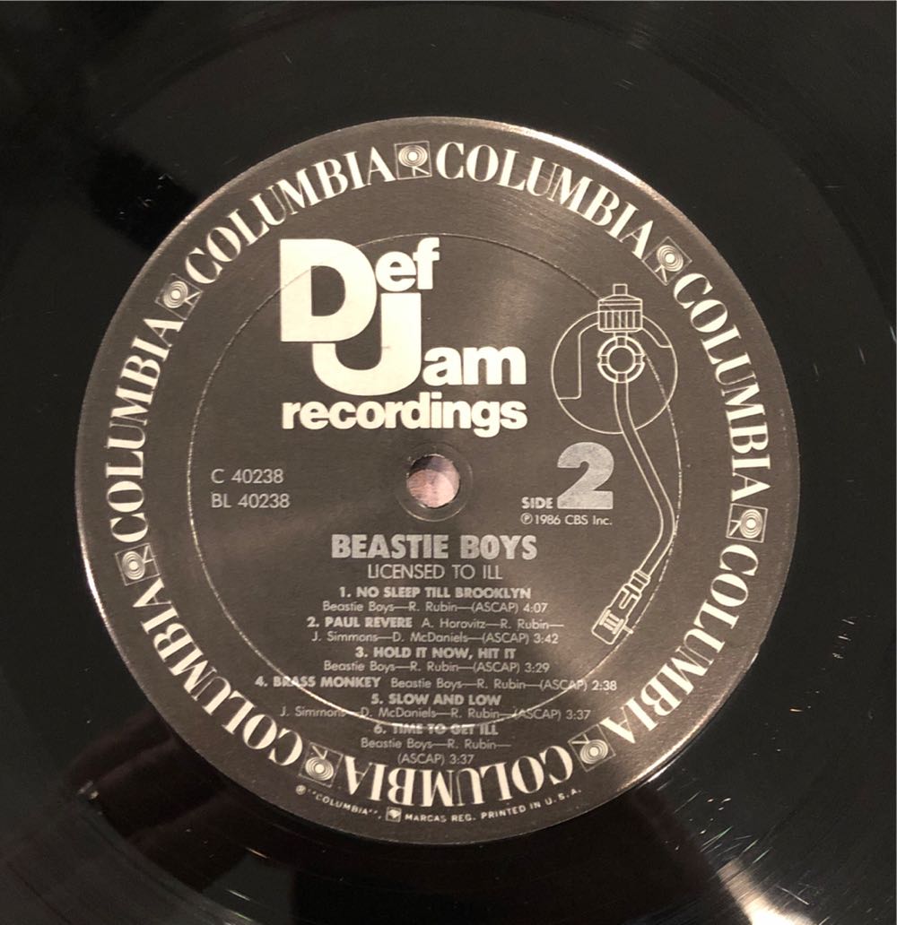 Licensed To Ill - Beastie Boys (12” - 45) music collectible [Barcode 074644023817] - Main Image 4