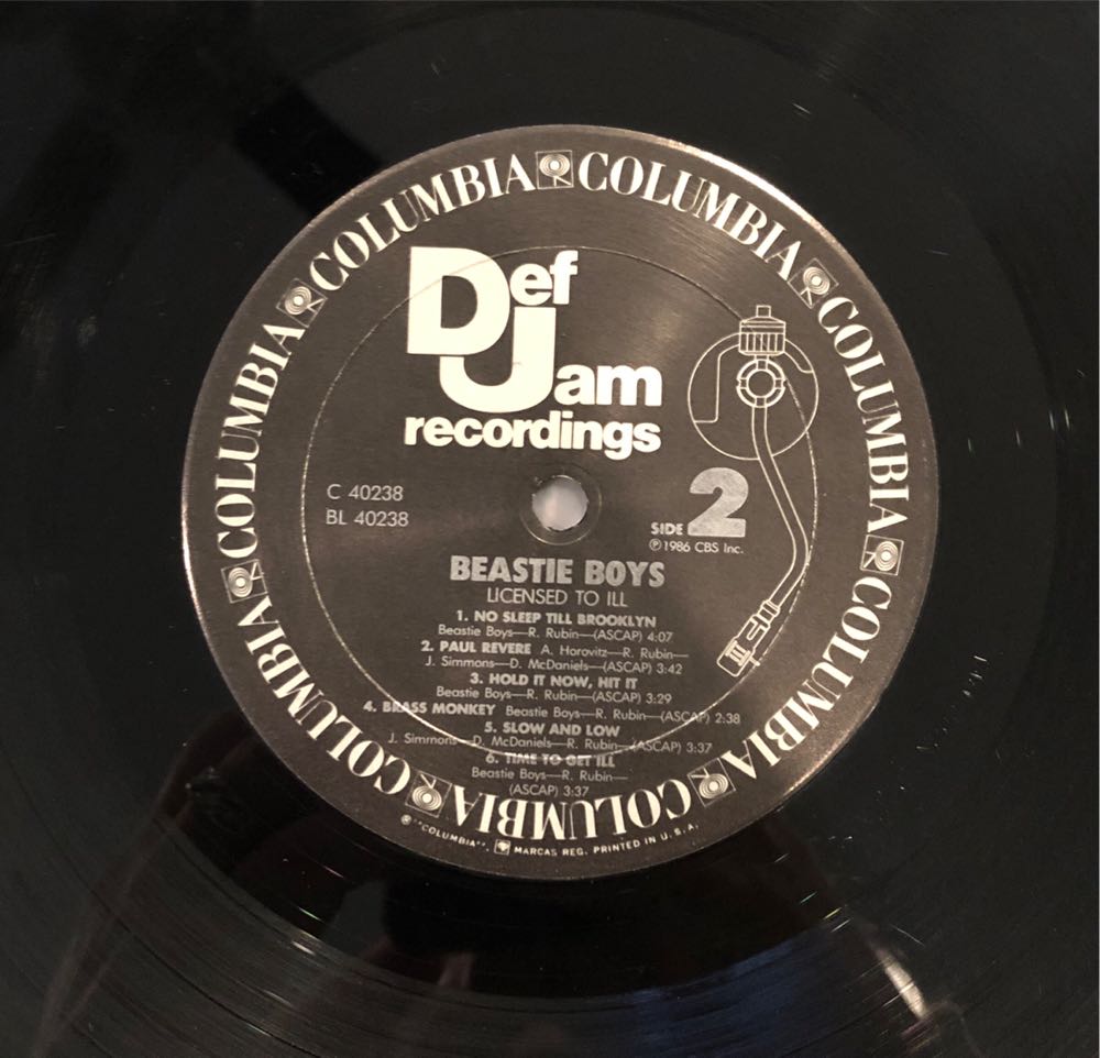 Licensed To Ill - Beastie Boys (12” - 45) music collectible [Barcode 5099745006212] - Main Image 4