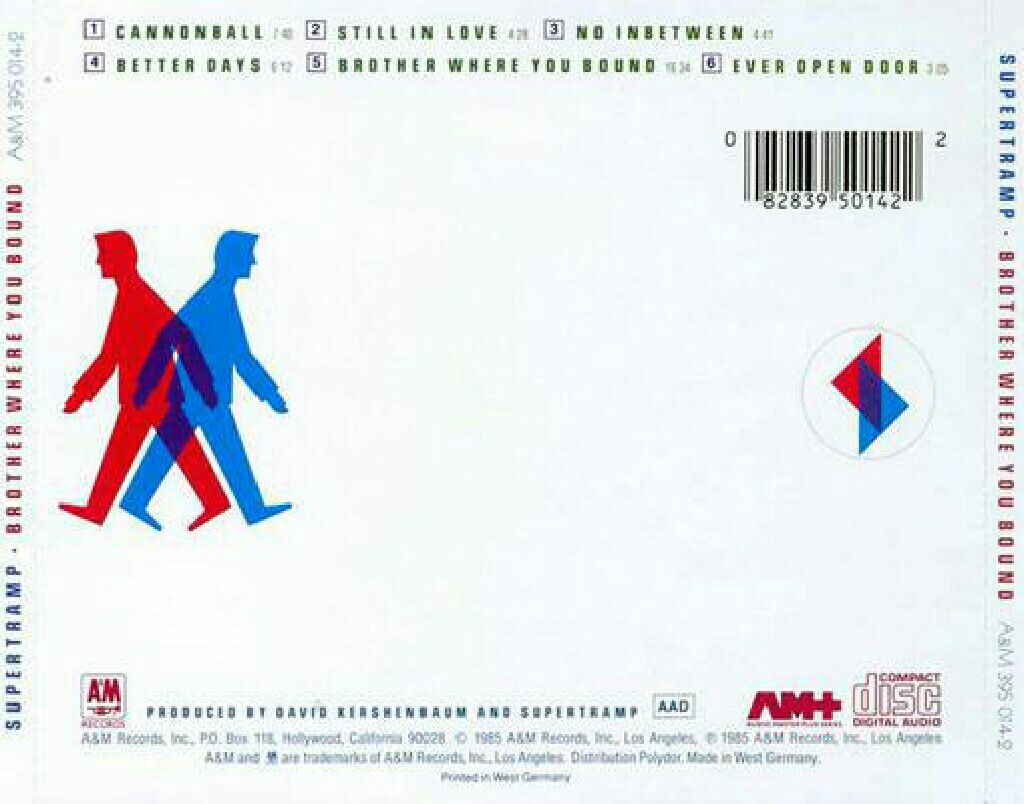 Brother Where You Bound - Supertramp (12”) music collectible - Main Image 2