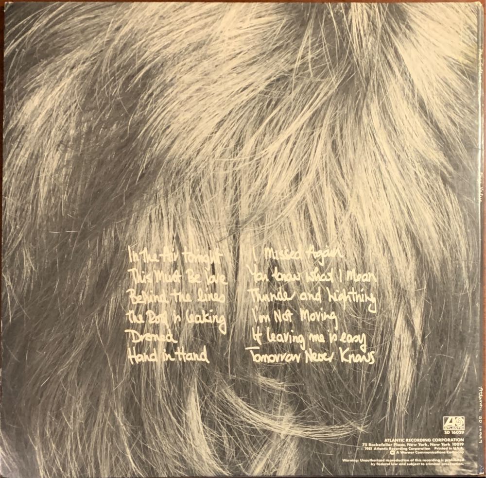 Face Value - Collins, Phil (12” - 48) music collectible - Main Image 4