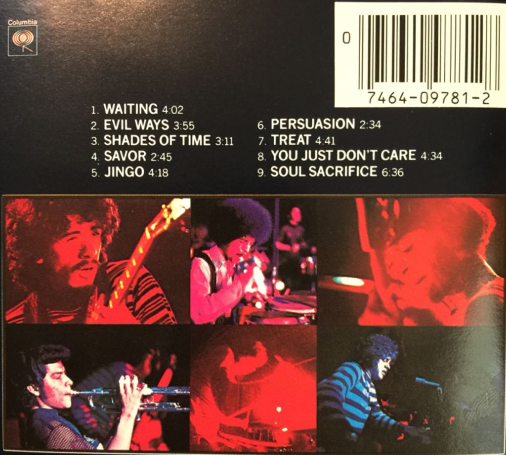 Santana - Santana (12” - 37) music collectible [Barcode 074640978128] - Main Image 2