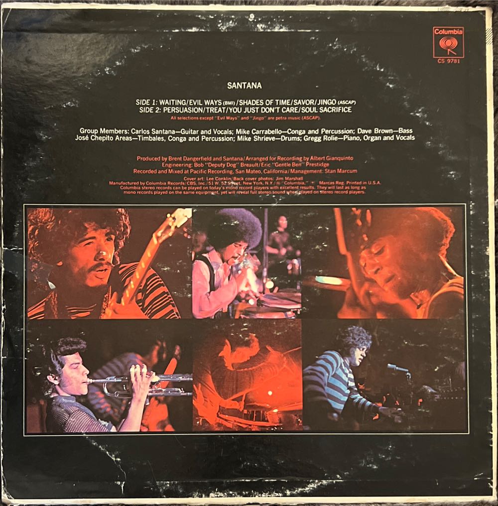 Santana - Santana (CD - 37) music collectible [Barcode 821797077361] - Main Image 2