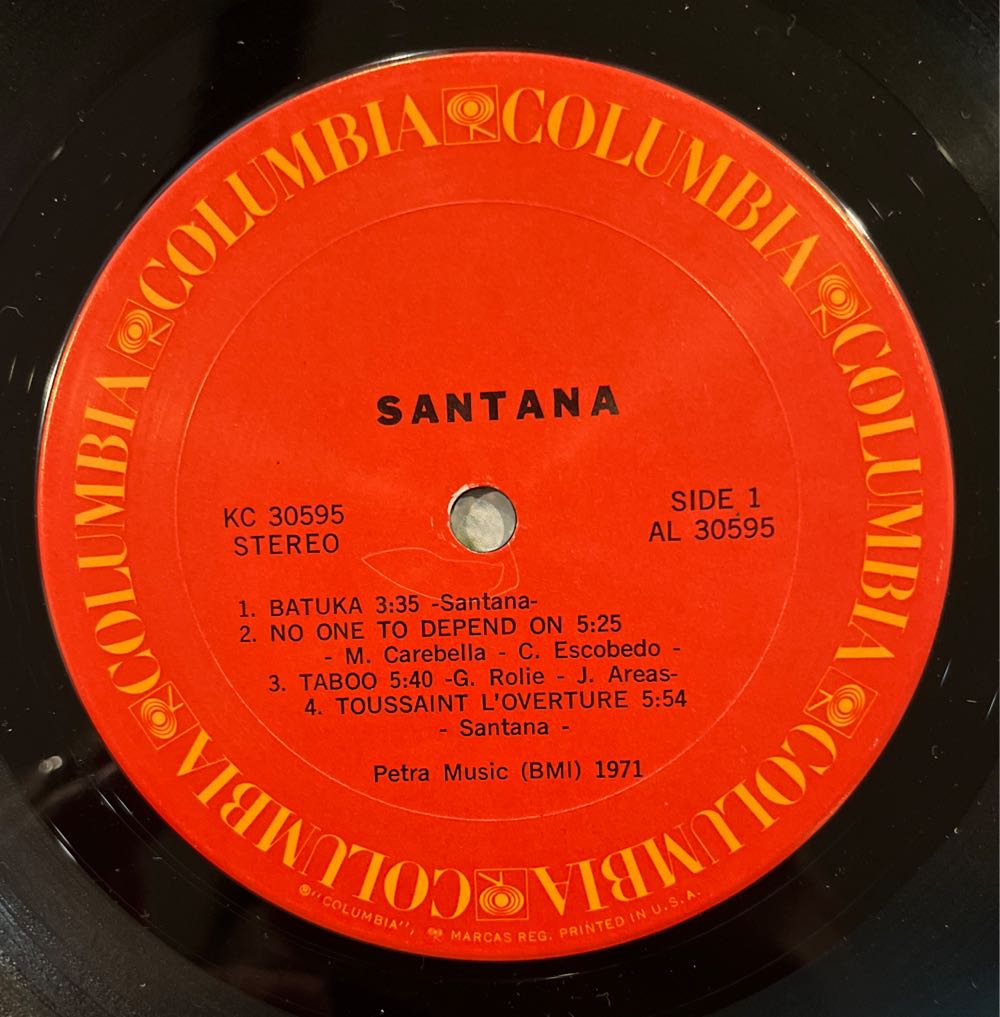 Santana - Santana (12”) music collectible - Main Image 3