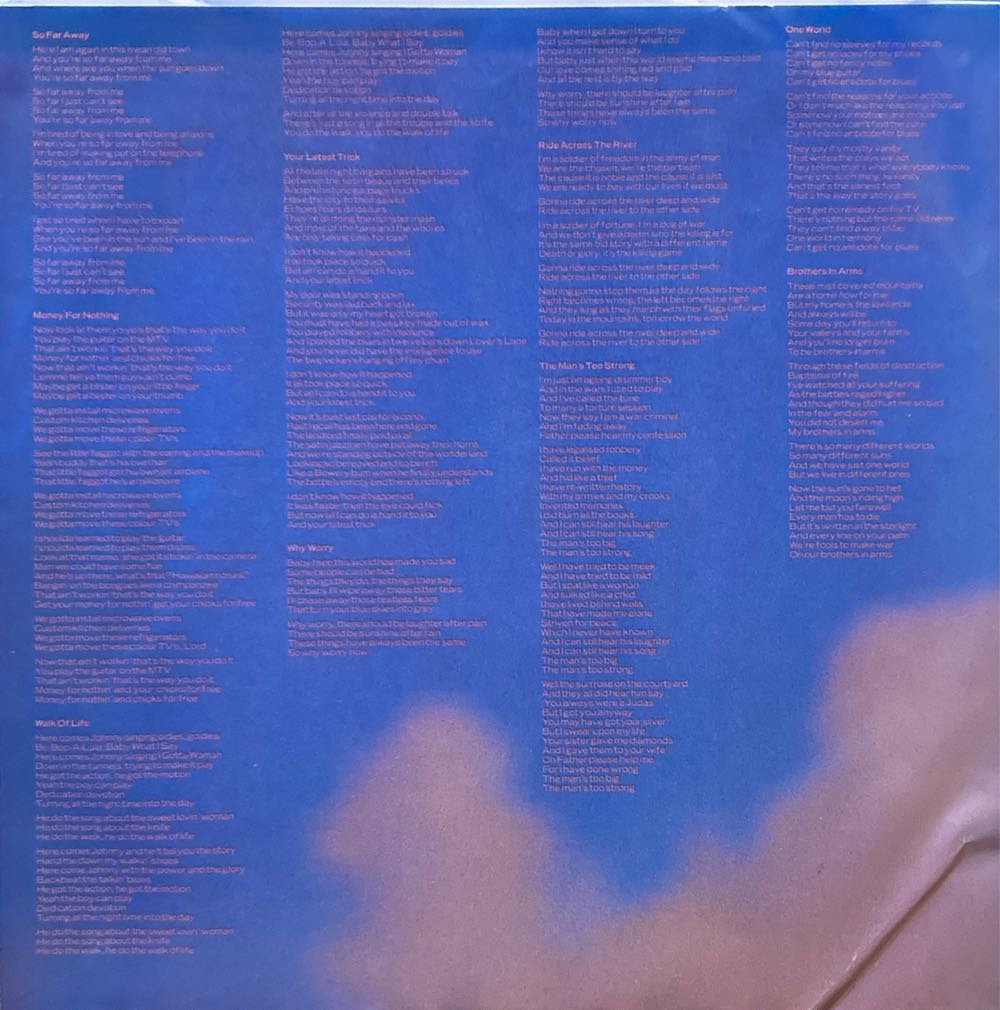 Brothers in Arms - Dire Straits (CD - 55) music collectible [Barcode 042222449984] - Main Image 4