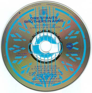 Brothers in Arms - Dire Straits (CD - 55) music collectible [Barcode 075992526425] - Main Image 2