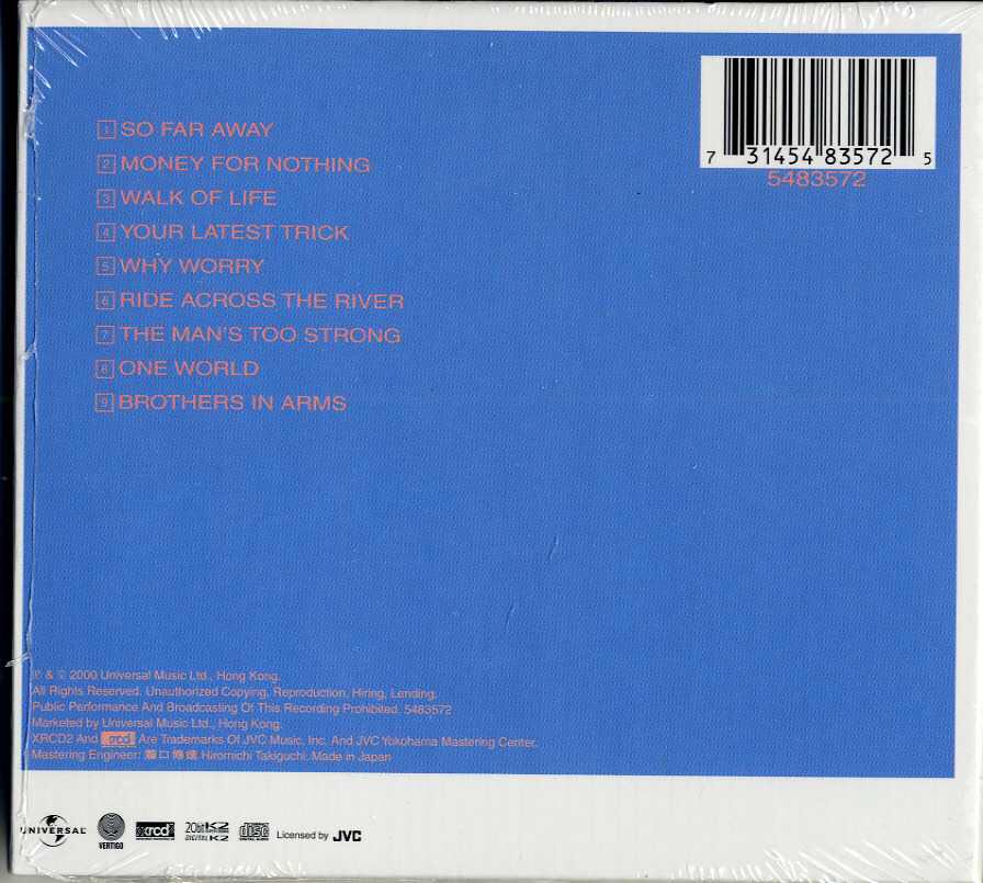 Brothers in Arms - Dire Straits (CD - 55) music collectible [Barcode 075992526425] - Main Image 3