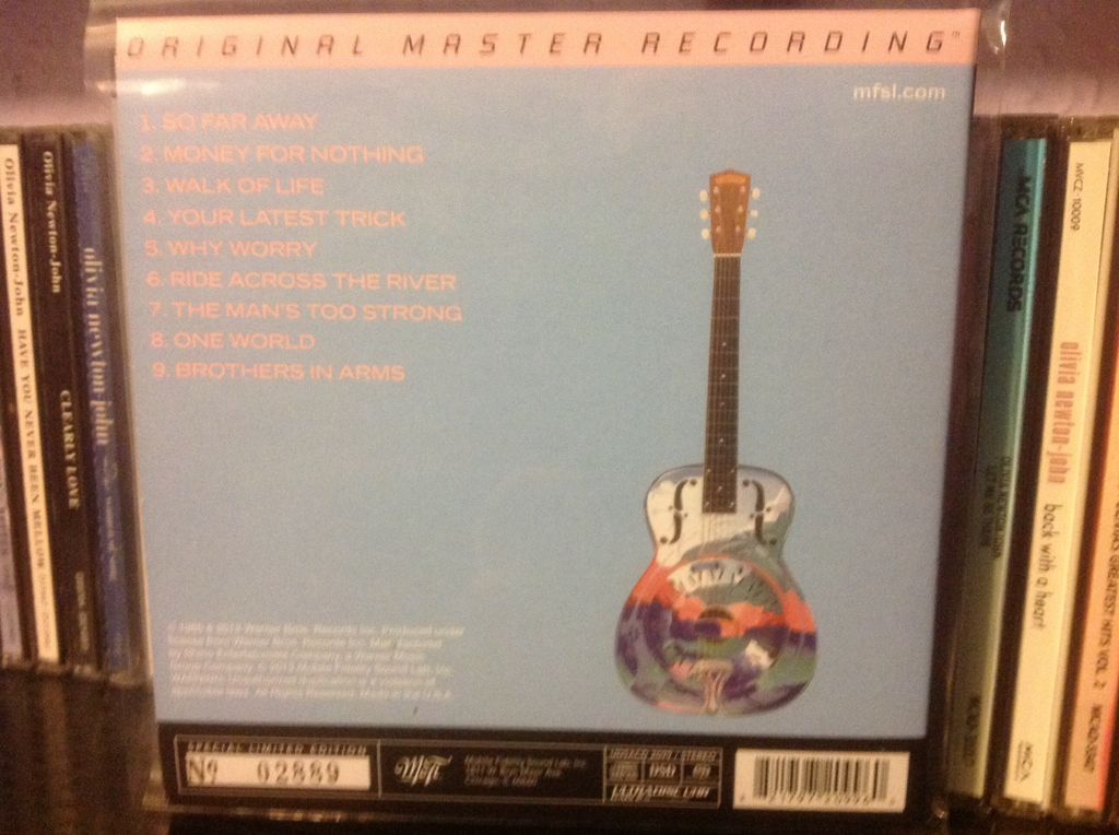 Brothers in Arms - Dire Straits 🇬🇧-SACD MFSL (SACD - 55) music collectible [Barcode 821797209960] - Main Image 2