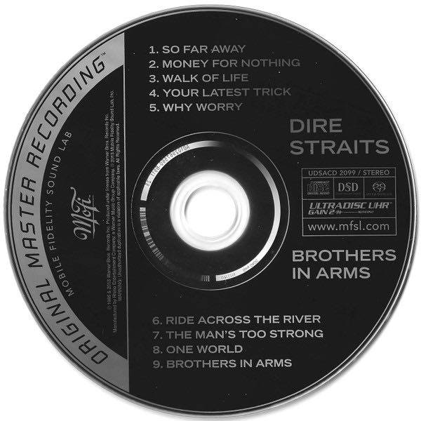 Brothers in Arms - Dire Straits 🇬🇧-SACD MFSL (SACD - 55) music collectible [Barcode 821797209960] - Main Image 3