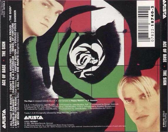 The Sign - Ace Of Base (CD - 45) music collectible - Main Image 2
