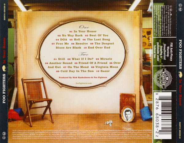 In Your Honour - Foo Fighters (CD) music collectible [Barcode 828767363028] - Main Image 2
