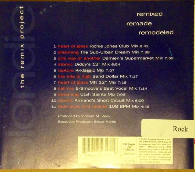 Remixed Remade Remodeled - Blondie (CD) music collectible [Barcode 724383274826] - Main Image 2