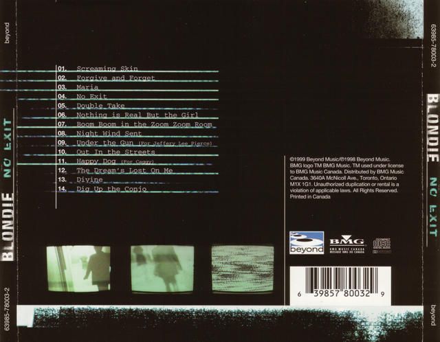 No Exit - Blondie (MP3) music collectible [Barcode 0743216530427] - Main Image 2