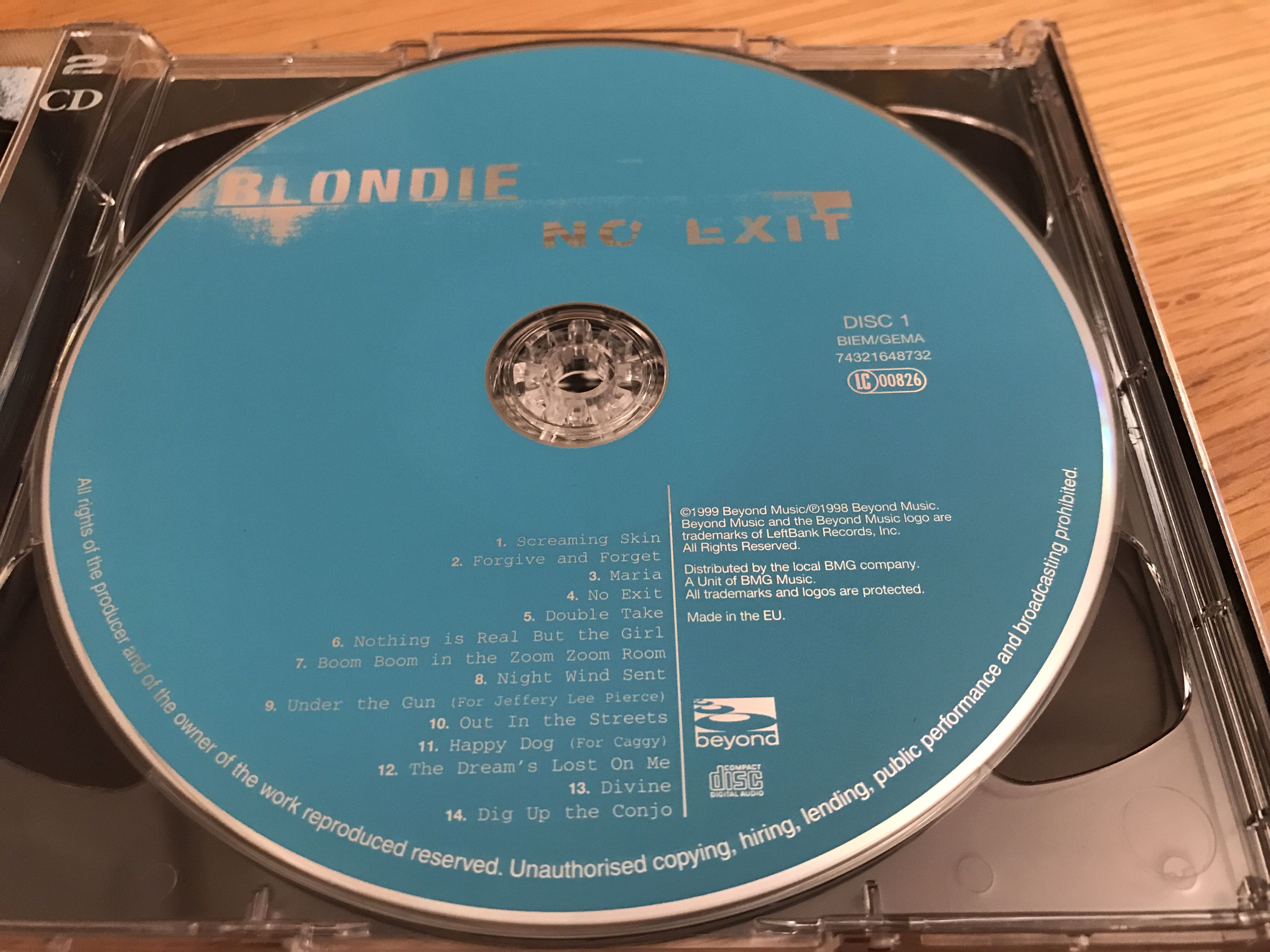 No Exit - Blondie (CD) music collectible [Barcode 743216487325] - Main Image 4