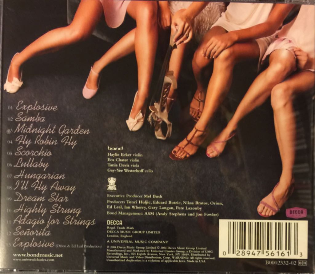 Classified - Bond (CD - 0) music collectible [Barcode 028947561613] - Main Image 2