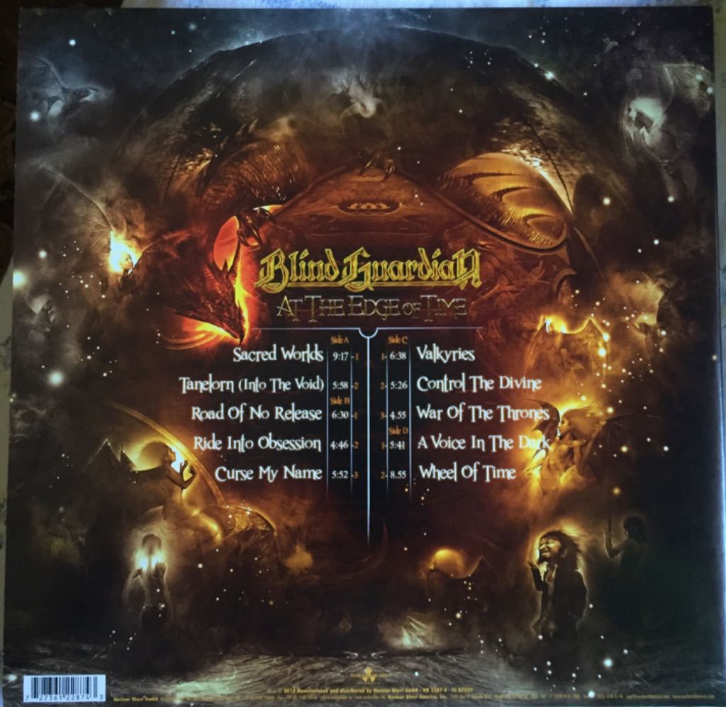 At The Edge Of Time - Blind Guardian (CD) music collectible [Barcode 727361228743] - Main Image 2