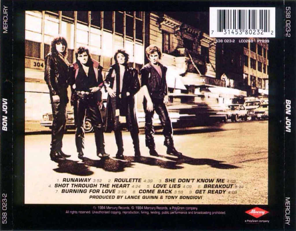 Bon Jovi - Bon Jovi (CD) music collectible [Barcode 731453802322] - Main Image 2