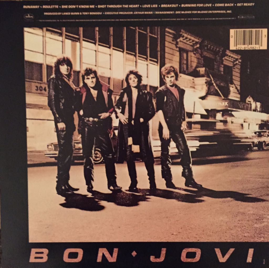 Bon Jovi - Bon Jovi (12”) music collectible - Main Image 2