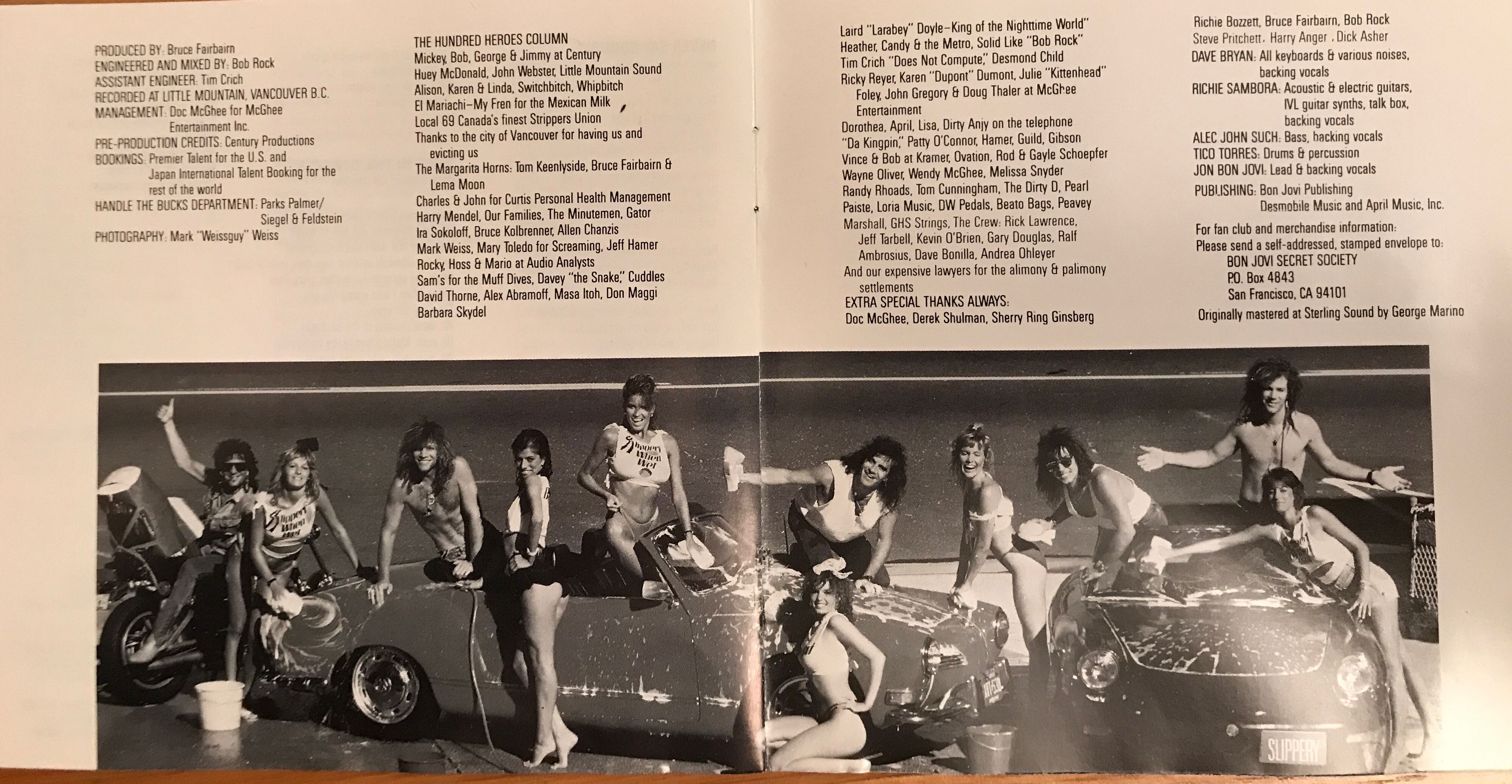 #03 Slippery When Wet - Bon Jovi (CD - 44:04) music collectible [Barcode 042283026421] - Main Image 4