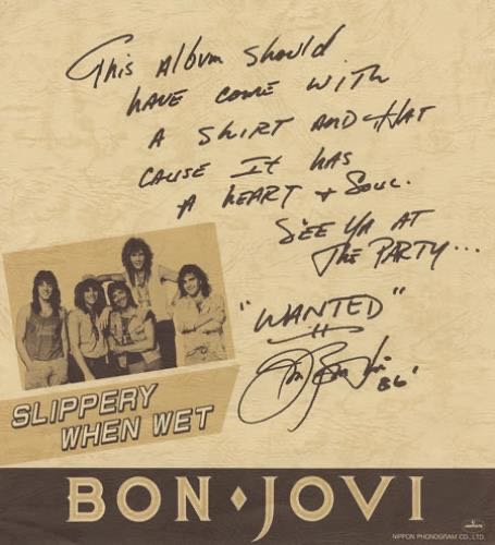 Japanese- Slippery When Wet - Bon Jovi (12”) music collectible [Barcode 4988011301483] - Main Image 3
