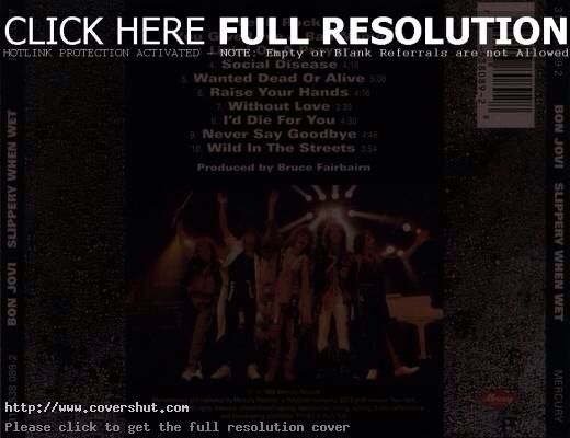 Slippery When Wet - Bon Jovi (CD - 44) music collectible [Barcode 731453802520] - Main Image 2