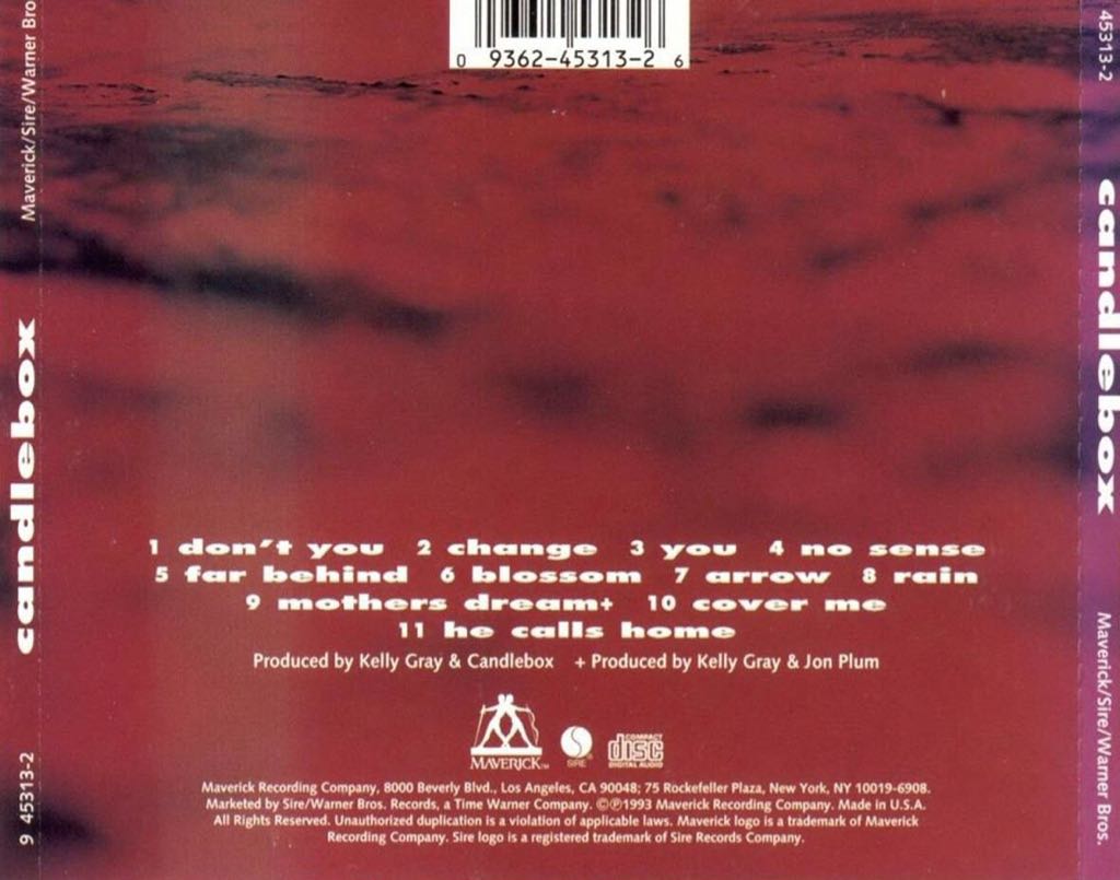 CD : Candlebox - Candlebox (CD - 53:21) music collectible [Barcode 777499045996] - Main Image 2