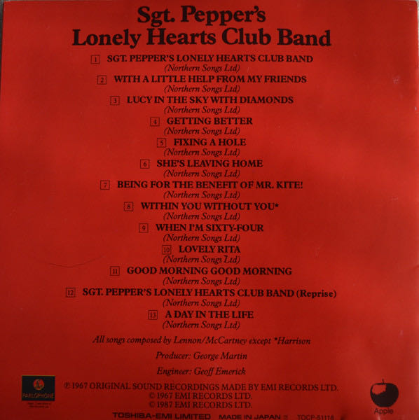 Sgt. Peppers Lonely Hearts Club Band - The Beatles (CD) music collectible [Barcode 4988006740020] - Main Image 2