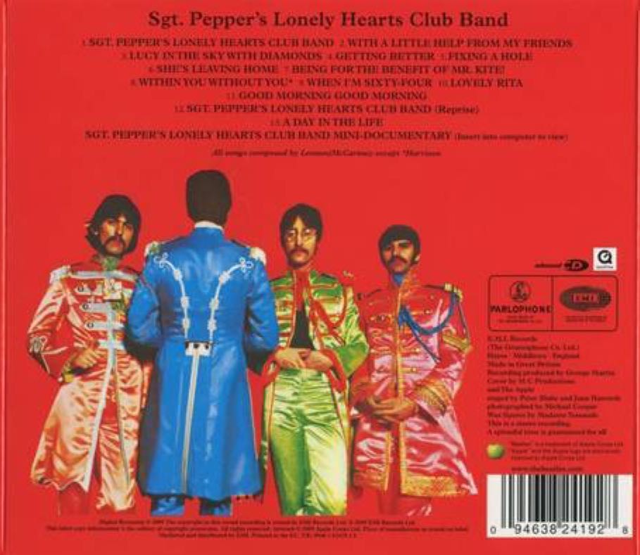 Sgt. Peppers Lonely Hearts Club Band - Beatles (CD) music collectible - Main Image 2