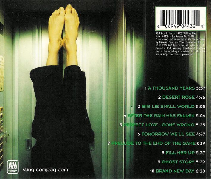 Brand New Day - Sting (CD - 4849) music collectible [Barcode 0606949042523] - Main Image 2