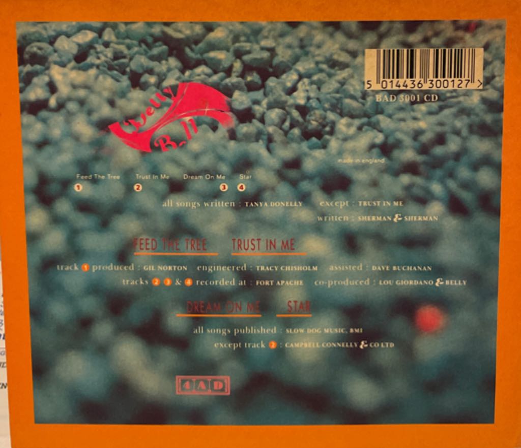 Feed The Tree - Belly (CD - 16) music collectible [Barcode 5014436300127] - Main Image 2