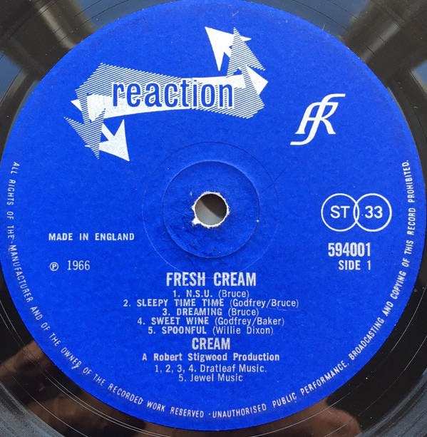 Fresh Cream - Cream (12”) music collectible [Barcode 643346010618] - Main Image 3