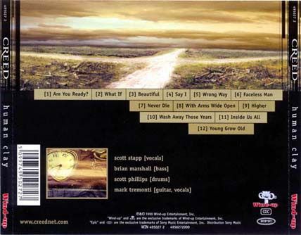 Human Clay - Creed (CD - 56) music collectible [Barcode 074649126926] - Main Image 2