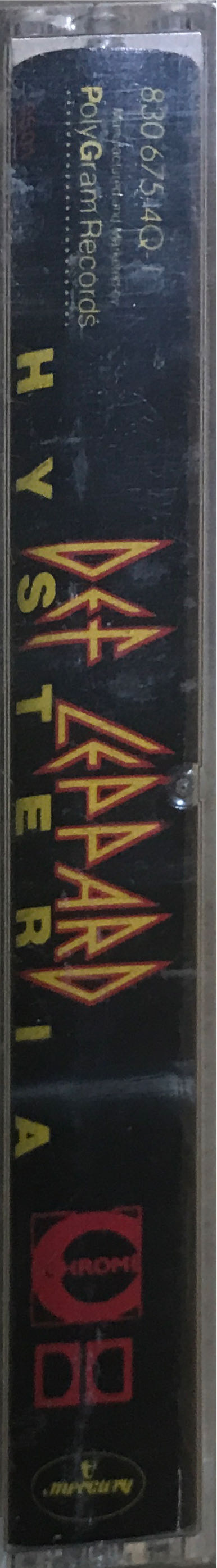 Hysteria - Def Leppard (Cassette - 62:52) music collectible [Barcode 042283067547] - Main Image 3