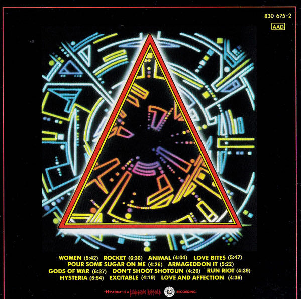 Hysteria - Def Leppard (CD - 62:32) music collectible - Main Image 4