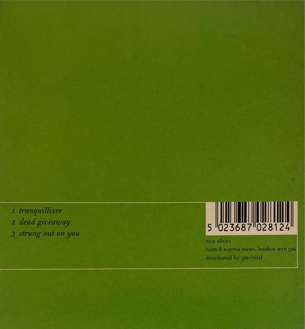 Tranquilizer CD1 - Geneva (CD - 14) music collectible [Barcode 5023687028124] - Main Image 2